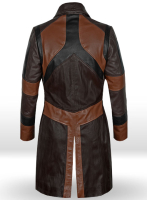 (image for) Zoe Saldana Guardians of the Galaxy Vol 2 Leather Coat