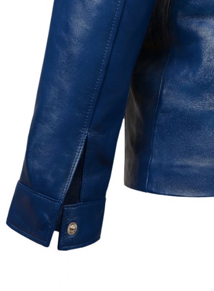 (image for) Rich Blue Elvis Presley Speedway Leather Jacket