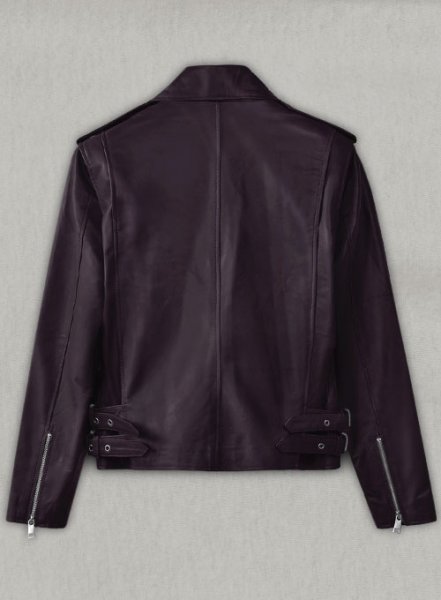 (image for) Purple Hilary Duff Leather Jacket #3