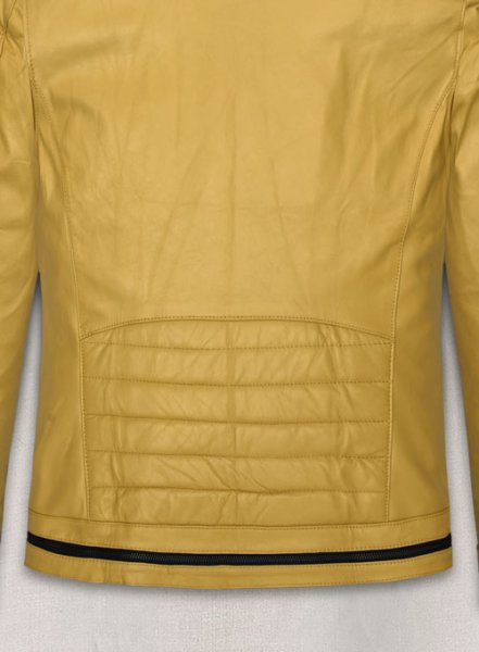 (image for) Yellow Andrew Tate Leather Jacket