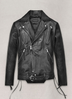 (image for) Nicolas Cage Ghost Rider Leather Jacket and Pants Set