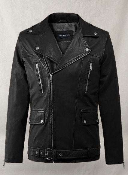 Dauntless Black Biker Leather Jacket