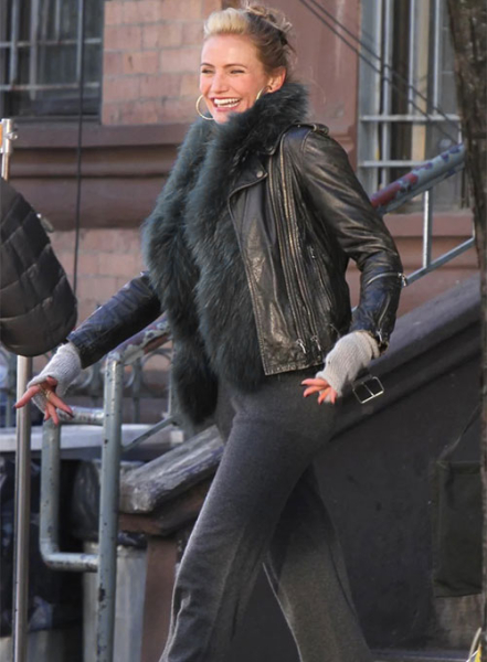 (image for) Cameron Diaz Annie Leather Jacket