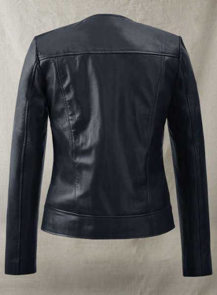 (image for) Dark Blue Leather Jacket # 237