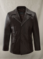 (image for) Aaron Eckhart Love Happens Leather Trench Coat