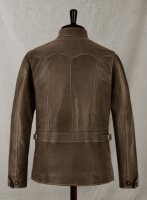 (image for) Soft Scottish Brown Washed&Wax Martin Lawrence Leather Jacket #2