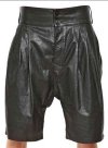 (image for) Pleated Leather Shorts Style # 363