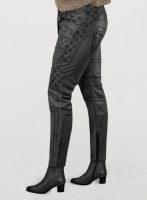 (image for) Carrier Burnt Charcoal Leather Pants