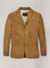 (image for) Ginger Brown Suede Leather Blazer