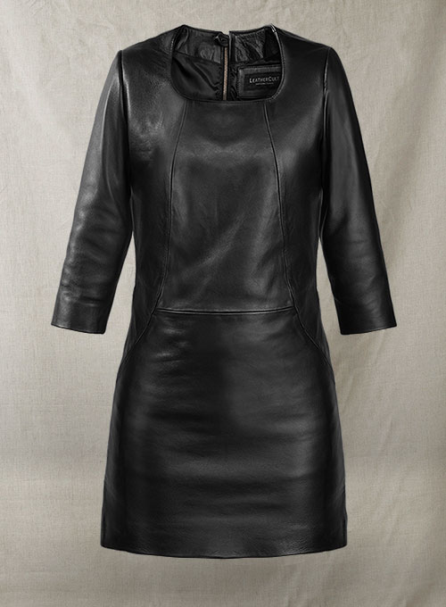 (image for) Cacoon Leather Dress - # 757 - Click Image to Close