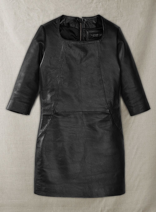 (image for) Cacoon Leather Dress - # 757 - Click Image to Close