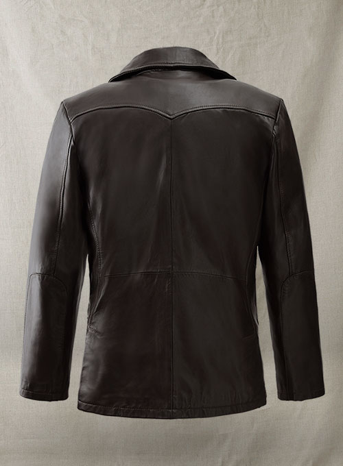 (image for) Aaron Eckhart Love Happens Leather Trench Coat