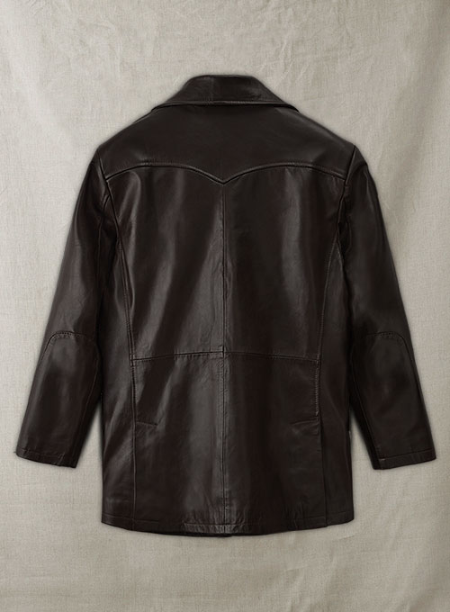 (image for) Aaron Eckhart Love Happens Leather Trench Coat