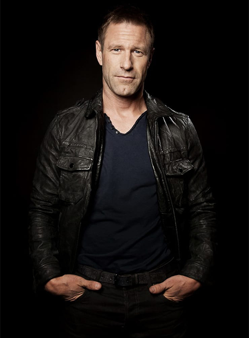 (image for) Aaron Eckhart Leather Jacket #1