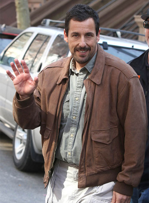 (image for) Adam Sandler The Meyerowitz Stories Leather Jacket