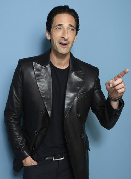 (image for) Adrien Brody Leather Blazer