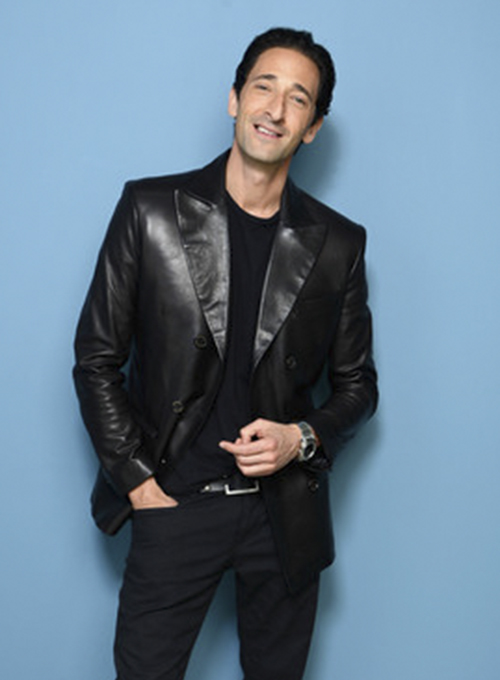 (image for) Adrien Brody Leather Blazer