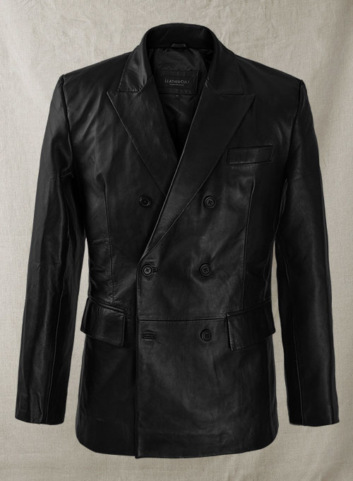 (image for) Adrien Brody Leather Blazer - Click Image to Close