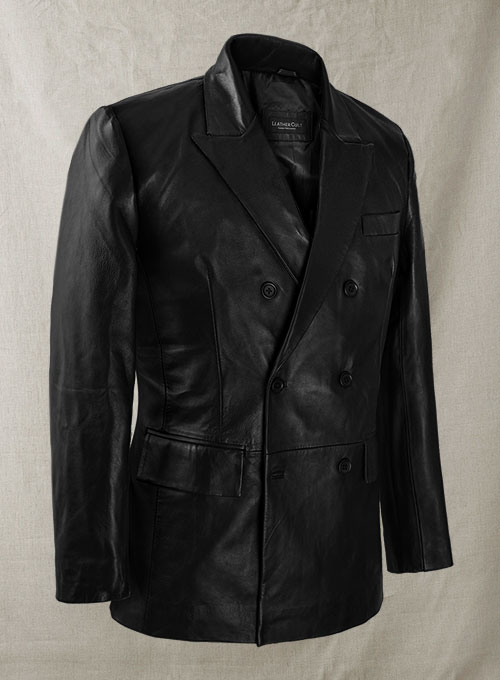 (image for) Adrien Brody Leather Blazer