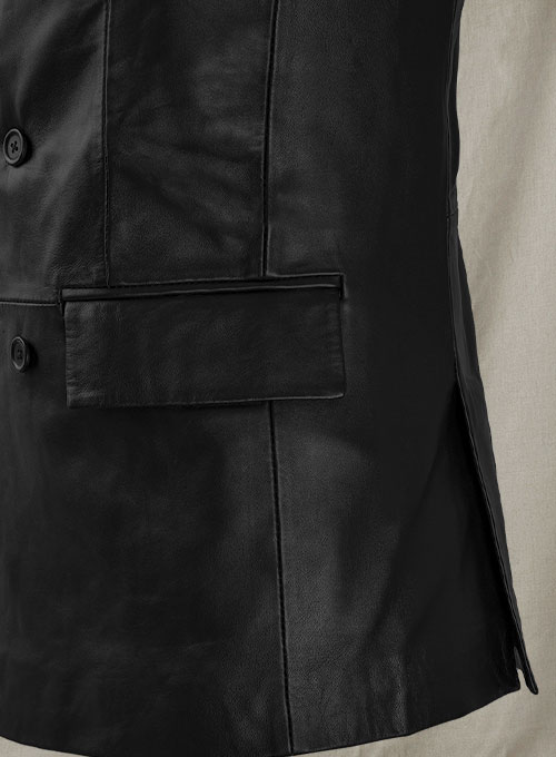 (image for) Adrien Brody Leather Blazer - Click Image to Close