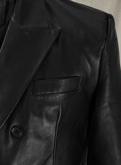 (image for) Adrien Brody Leather Blazer - Click Image to Close