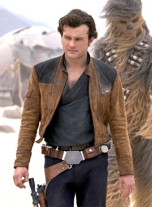 (image for) Alden Ehrenreich Solo: A Star Wars Story Leather Jacket