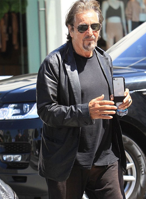 (image for) Al Pacino Leather Blazer - Click Image to Close