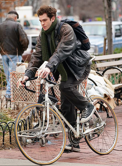 (image for) Andrew Garfield Tick Tick Boom Leather Jacket