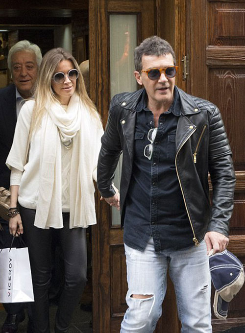 (image for) Antonio Banderas Leather Jacket #1