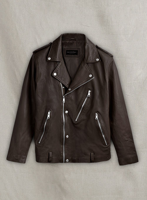 (image for) Beast Brown Biker Leather Jacket