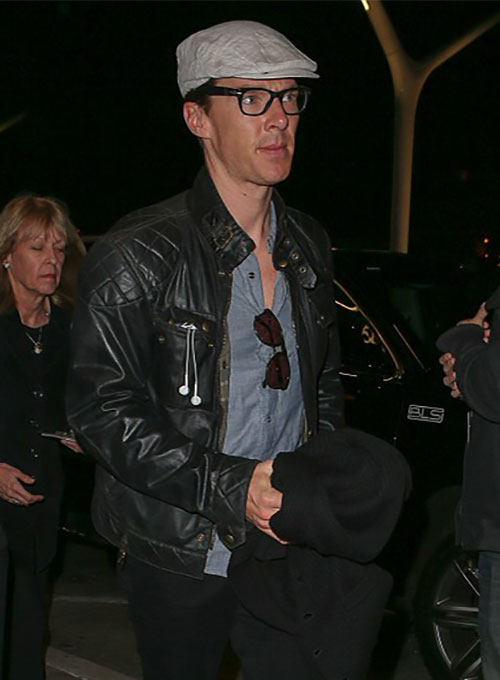 (image for) Benedict Cumberbatch Leather Jacket