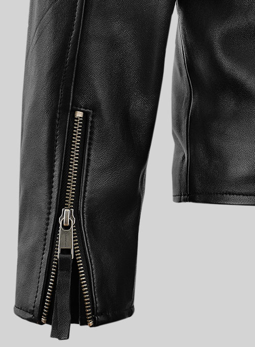 (image for) Black Bradley Cooper Burnt Leather Jacket