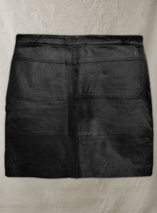 (image for) Black Claremont Leather Skirt - # 417 - XL Regular