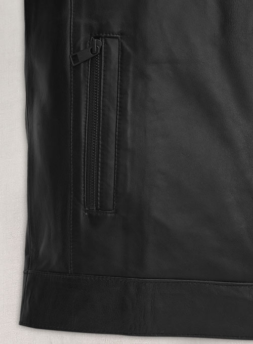 (image for) Black Vin Diesel Leather Jacket #2