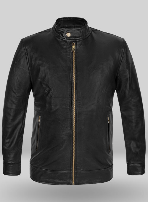 (image for) Black Zac Efron Baywatch Leather Jacket