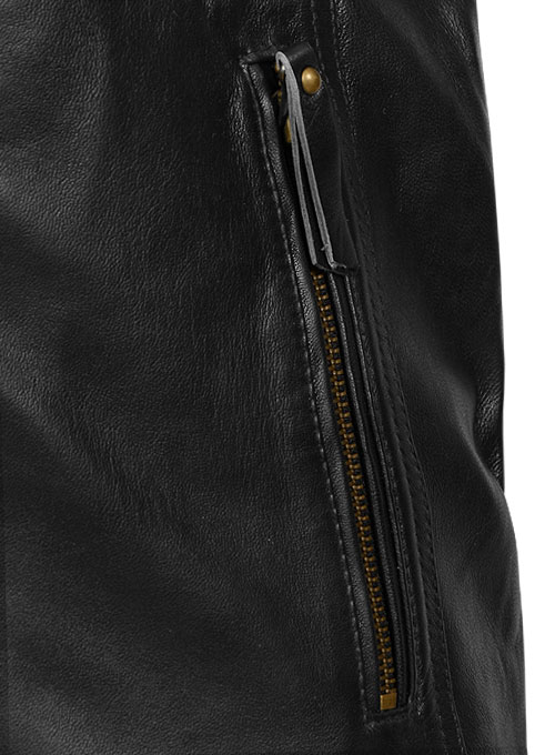 (image for) Black Leather Jacket # 660