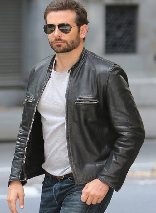 Bradley Cooper Burnt Leather Jacket : LeatherCult.com, Leather Jeans ...