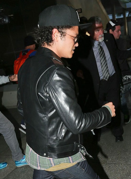 (image for) Bruno Mars Leather Jacket