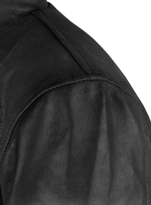 (image for) Distressed Black Californication 3 Hank Moody Leather Jacket