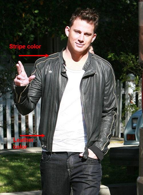 (image for) Channing Tatum Leather Jacket