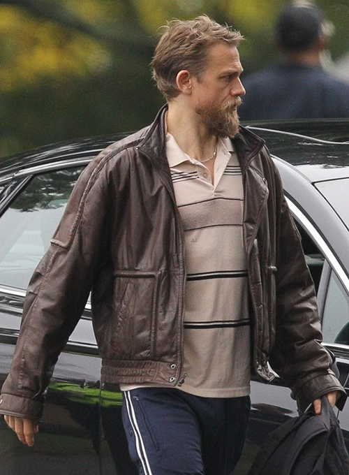 (image for) Charlie Hunnam Jungleland Leather Jacket