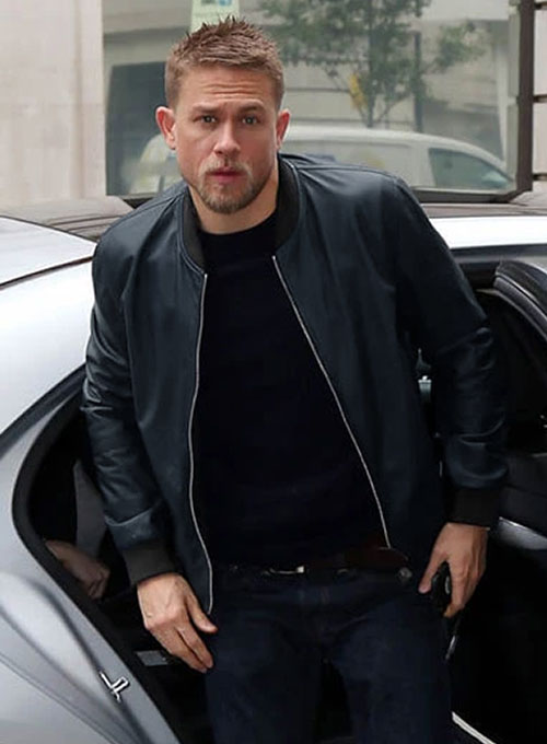 (image for) Charlie Hunnam Leather Jacket #2