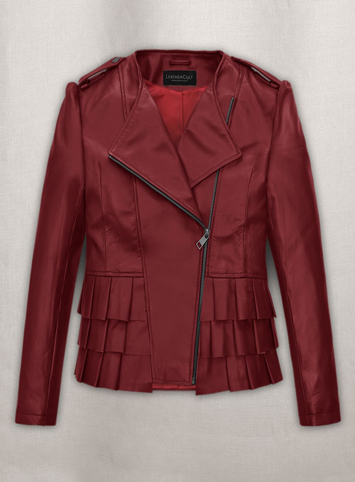 (image for) Cherry Red Leather Jacket # 295