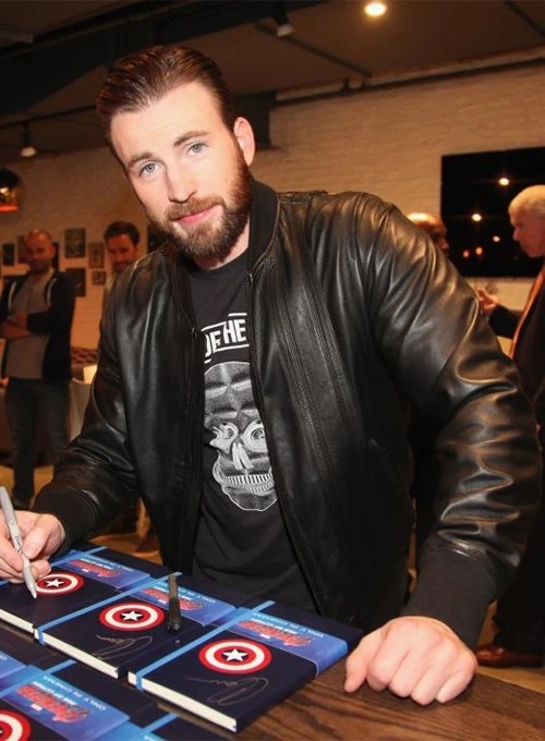 (image for) Chris Evans Leather Jacket