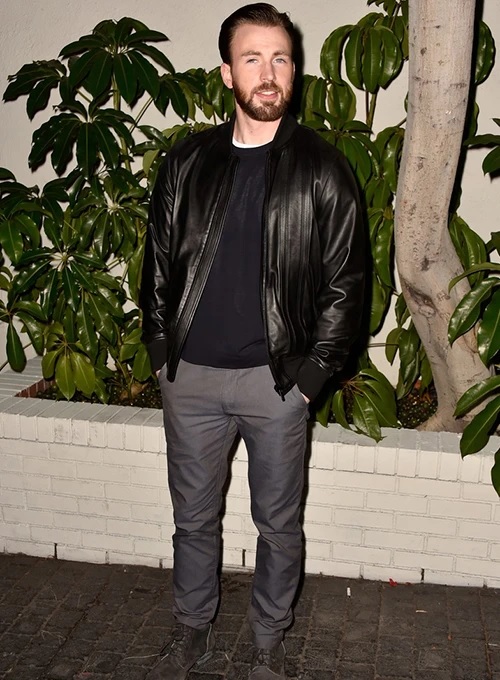 (image for) Chris Evans Leather Jacket