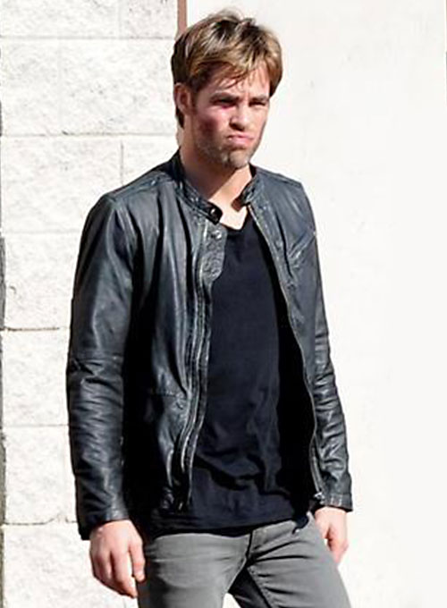 (image for) Chris Pine Horrible Bosses 2 Leather Jacket