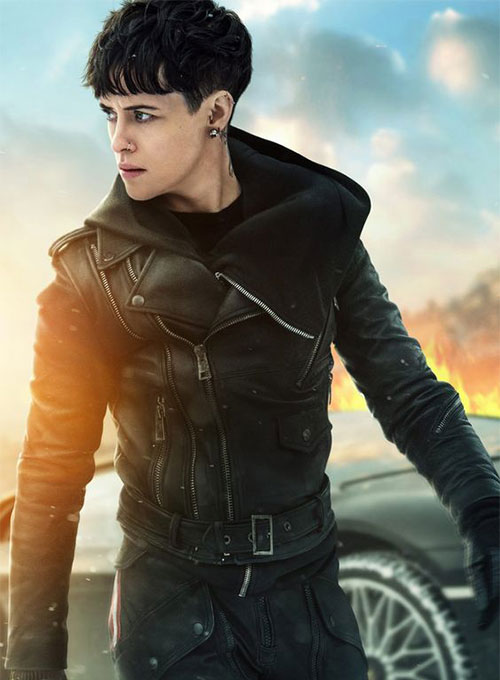 (image for) Claire Foy The Girl in the Spider\'s Web Leather Jacket