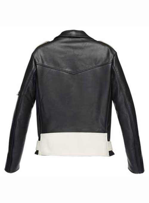 baggy leather jacket