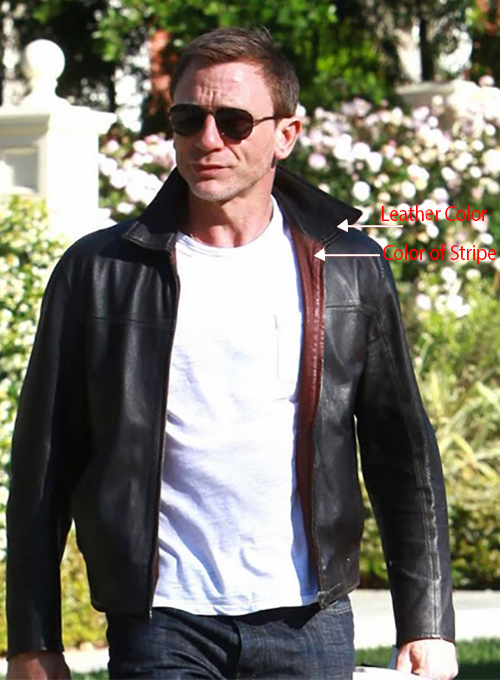 (image for) Daniel Craig Layer Cake Leather Jacket