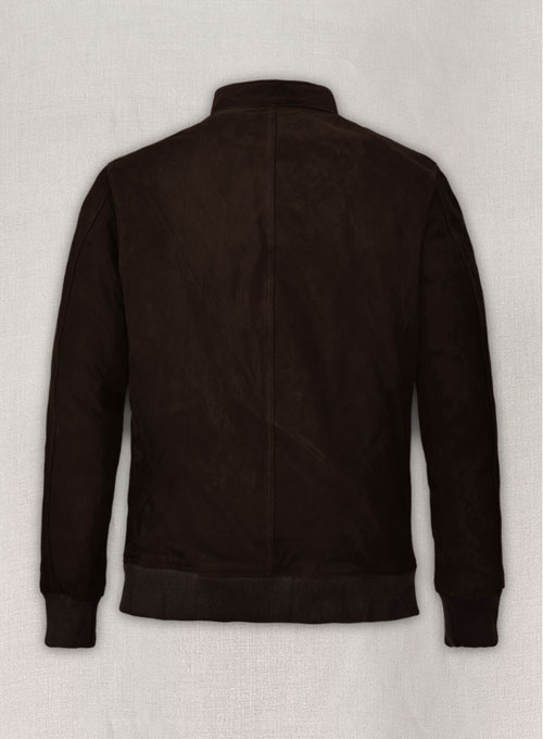 (image for) Dark Brown Suede Ryan Reynolds Leather Jacket